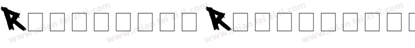 Rockmaker Regular字体转换
